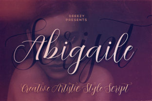 Abigaile Script Typeface Review: Elegant Handwritten Design