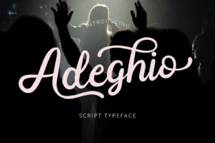 Adeghio Handwritten Font Review for Creative Brands