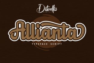 Allianta Handwritten Font Review for Editorial Design