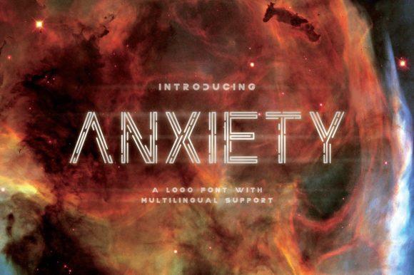Anxiety Typeface: A Bold Decorative Font for Standout Branding