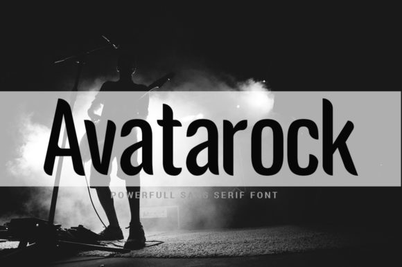 Avatarock: The Condensed Sans Serif Display Font for Handmade Brands