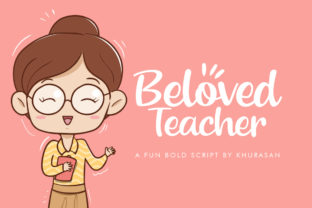 Beloved Teacher Typeface for Joyful Brand Identity
