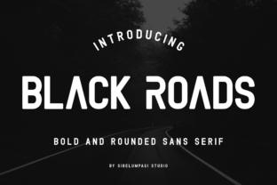 Black Roads Typeface for Modern Editorial Design