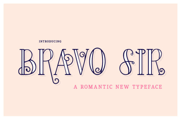 Bravo Sir Family: A Serif Font for Classy Branding