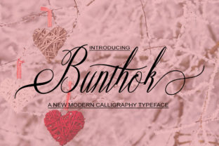 Bunthok Typeface Review: A Modern Calligraphy Font for Brand Identity