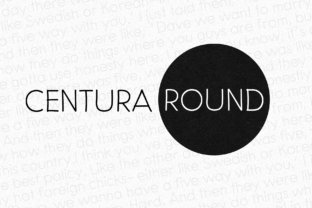 Centura Round Typeface: Elevating Editorial Design with Hand-Drawn Elegance