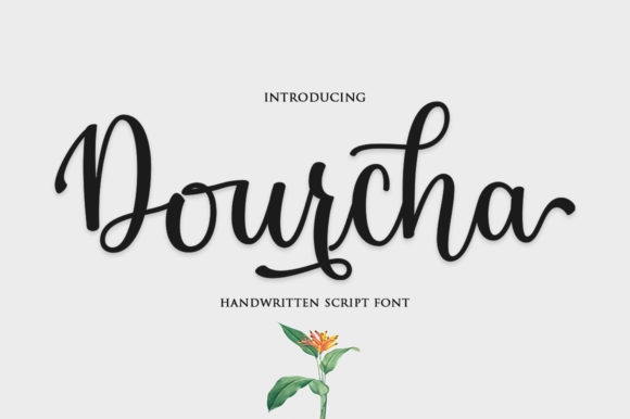 Dourcha: A Modern Script Font for Editorial Design