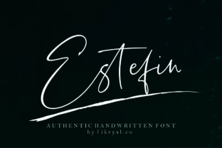 Estefin: The Dynamic Handwritten Font for Elegant Campaign Design
