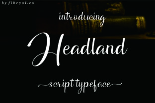 Headland: A Neat Script Handwritten Font for Modern Brand Identity