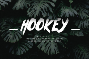 Hookey: The Bold Handwritten Font for Scroll-Stopping Brand Visuals