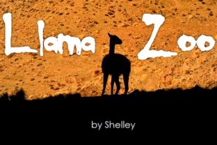 Llama Zoo: The Bold Decorative Font for Standout Branding