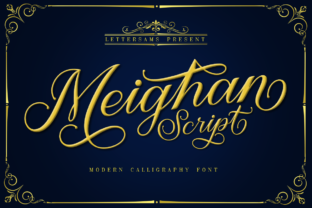 Meighan Script: Elevate Campaign Visuals with Vintage Calligraphy