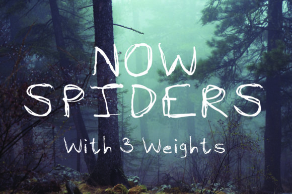 Now Spiders Typeface: A Designer’s Take on Creepy Halloween Branding