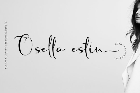 Osella Estin: A Natural Handwritten Font for Elegant Designs