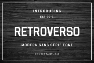 Retroverso: A Modern Sans Serif Typeface for Editorial Clarity