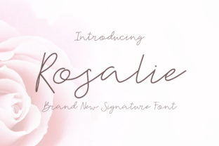 Rosalie: A Signature Script Handwritten Font for Editorial Design