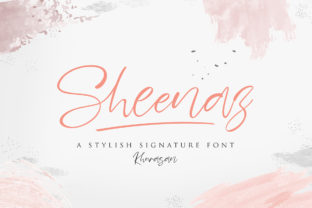 Sheenaz: A Light Handwritten Font for Contemporary Editorial Design