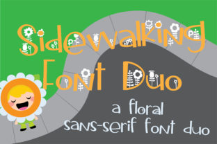 Sidewalking Duo: A Whimsical Script Handwritten Font for Standout Branding