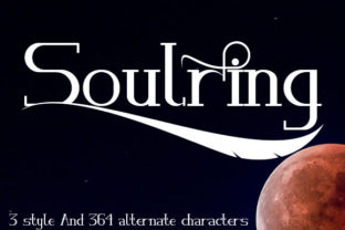 Soulring: A Playful Serif Typeface for Editorial Design