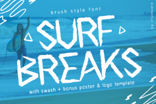 Surf Breaks Typeface: A Summer-Ready Font for Coastal Branding