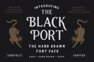 The Blackport Family: A Vintage Script Font Duo for Handmade Brands