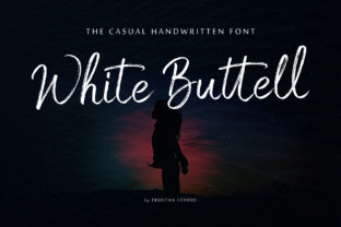 White Buttell: A Handwritten Brush Script Font for Dynamic Brand Campaigns