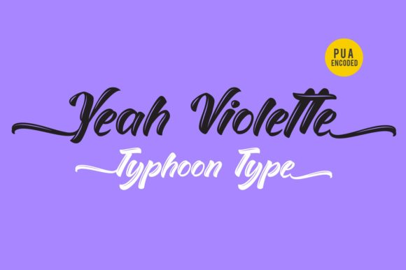 Yeah Violette: The Script Handwritten Font for High-Impact Campaign Visuals